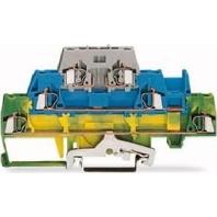 WAGO 280-510 Doorgangsklem 3-etages 5 mm Spanveer Groen, Geel, Blauw, Grijs 50 stuk(s) - thumbnail