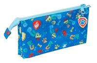 Pennenetui met 3 vakken The Paw Patrol Pups rule Blauw 22 x 12 x 3 cm - thumbnail