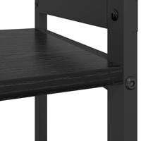 Boekenkast Zwart eiken 60 x 30 x 83 cm Bewerkt hout - thumbnail