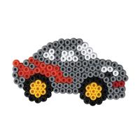 Hama strijkkralenset - dino en auto, 2000st. - thumbnail