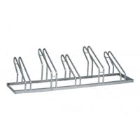 Fietsenrek 5 Fietsen Hoog Laag Gegalvaniseerd Staal - thumbnail