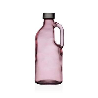 Waterfles Versa Roze Glas Aluminium