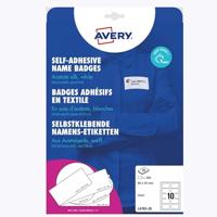 Naambadge etiket Avery L4785-20 80x50mm 200 etiketten | 5 stuks - thumbnail