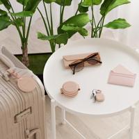 Satechi FindAll vegan-lederen sleutelhanger met FindMy - Desert Rose - thumbnail