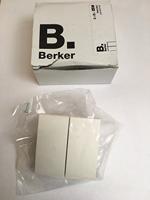 Berker Drukknop 2-voudig s/b polarwitmat 85142188 - thumbnail