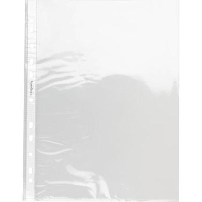Pergamy geperforeerde showtas, ft A4, 11-gaatsperforatie, glasheldere PP van 60 micron, pak van 100 stuks