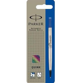 Rollerpenvulling parker quink f blauw