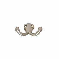 Intersteel | Kapstokhaak scheepsmodel | Dubbel | Nikkel Mat - thumbnail