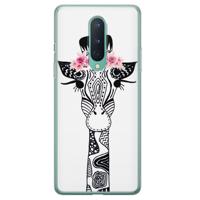 OnePlus 8 siliconen telefoonhoesje - Giraffe - thumbnail