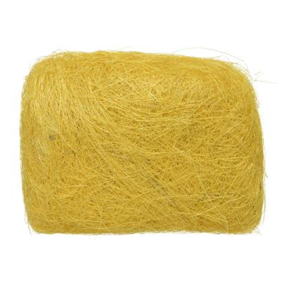 Decoris Decoratie sisal h18cm geel Decoris Decoratie sisal h18cm geel