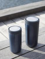 Stelton To Go Click Thermosbeker Donkerblauw 0.2 l 675-18 - thumbnail