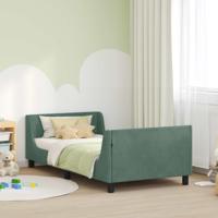 Bedframe voor kinderen met hoofdbord Zeegroen 80 x 200 cm - thumbnail