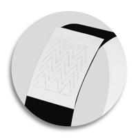 Sigel SI-EB215 Evenementenbandjes Super Soft, 255x25mm 120 Stuks Zwart - thumbnail