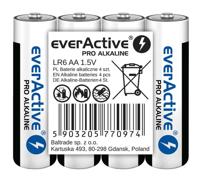 Alkaline batterijen everActive Pro Alkaline LR6 AA - 4 stuks - thumbnail