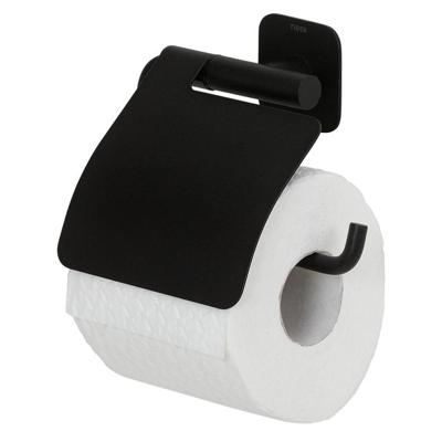 Toiletrolhouder Tiger Colar Met Klep Zwart Toiletrolhouder Tiger Colar Met Klep Zwart