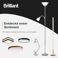 Brilliant Antony Klemlamp Energielabel: F (A - G) LED vast ingebouwd Titaan - thumbnail