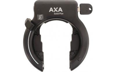 Axa solid ringslot - hoogwaardig frameslot, extra brede opening, art 2 sterren, zwart - 58mm