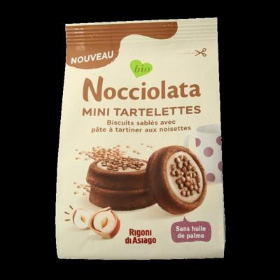 Rigoni Di Asiago Nocciolata bianca tartlets bio 250 Gram