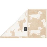 Cawö Cawo We love Dogs gemustert 6246 Handdoek 50x100 natur/beige - thumbnail