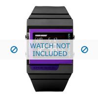 Diesel horlogeband DZ7181 Silicoon Antracietgrijs 23mm - thumbnail