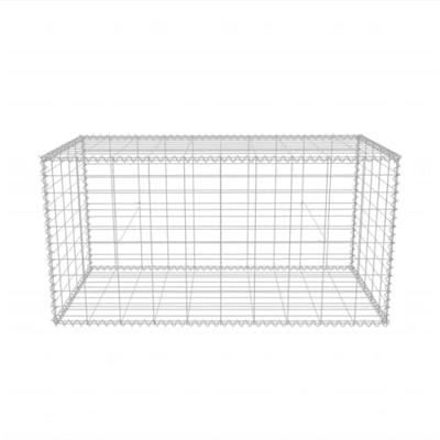 VidaXL Gabion mand 100x50x50 cm gegalvaniseerd staal