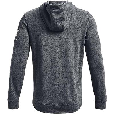 Heren Sportjas Under Armour Terry Zwart Donker grijs - Maat: M