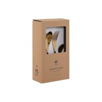 Bestek Home ESPRIT Gouden Roestvrij staal 2 x 1,5 x 25,5 cm 16 Onderdelen - thumbnail