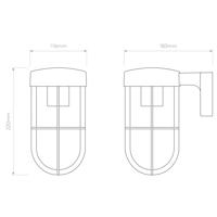 Astro - Cabin Frosted Wall Wandlamp - thumbnail