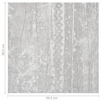 VidaXL Vloerplanken zelfklevend 55 st 5,11 m² pvc grijs - thumbnail