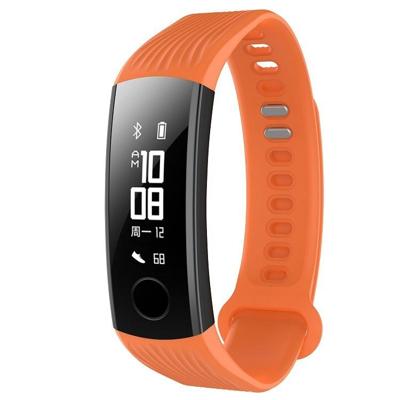 Silicone polsbandje voor vervanging voor Huawei Honor Band 3 (oranje)