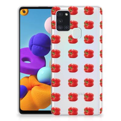 Samsung Galaxy A21s | Siliconen Case | Paprika Red