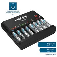 Ansmann Powerline 8 Batterijlader NiCd, NiMH AAA (potlood), AA (penlite) - thumbnail