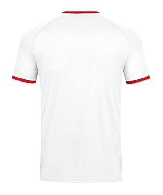 JAKO 4212K Shirt Primera Km Kids - Wit/Sportrood - 128