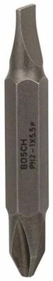 Bosch Accessories S 1,0 x 5,5, PH2, 45 mm Dubbelbit Bosch Accessories S 1,0 x 5,5, PH2, 45 mm Dubbelbit