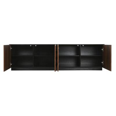 Tv-meubel Home ESPRIT Bruin Zwart 161,2 X 40 X 45,5 cm