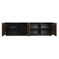 Tv-meubel Home ESPRIT Bruin Zwart 161,2 X 40 X 45,5 cm - thumbnail