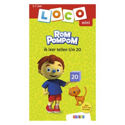 Loco Mini rompompom - ik leer tellen t/m 20 Loco Mini rompompom - ik leer tellen t/m 20