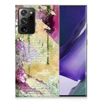 Smartphone hoesje Samsung Galaxy Note20 Ultra Letter Painting