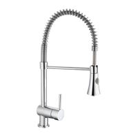 Keukenmengkraan Schutte Cornwall Lage Druk En Draaibare Uitloop Met Spiraalveer Chroom Schütte - thumbnail