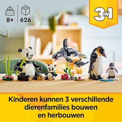 LEGO Creator 3-in-1 wilde dieren: pandafamilie 31165