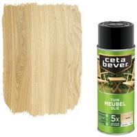 Cetabever Tuin Meubel Olie Spuitbus Transparant Zijdemat - 0,4 liter - thumbnail