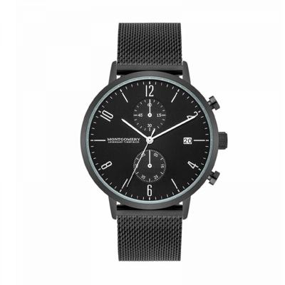 Montgomery MG900 Chronograaf Zwart Mesh | 10090106 Montgomery MG900 Chronograaf Zwart Mesh | 10090106