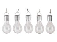 LIVARNO Set van 5 solar tuinlampen (Transparant) - thumbnail