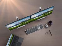 Dell KM7321W Azerty FR RF & BT Draadloos Desktopset - Grijs, Titanium - thumbnail