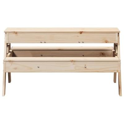 Picknicktafel met zandbak voor kinderen massief grenenhout Picknicktafel met zandbak voor kinderen massief grenenhout