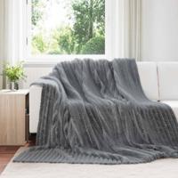 VidaXL Kleden 6 pcs donkergrijs 240 x 220 cm fleece - thumbnail