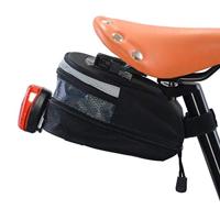 Zadeltas M-Wave Tilburg large met klikbevestiging - zwart - thumbnail