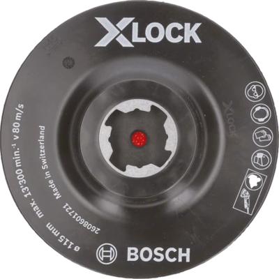 Bosch Accessoires X-LOCK Steunschijf 115 mm Haak-en-lus klithechting - 1 stuk(s) - 2608601721