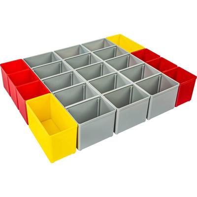 L-BOXX Indelings-set | B349xD265xH63 mm | blauw/geel/oranje/rood/groen/grijs | Blauw/geel/oranje/rood/groen/grijs | 1 stuk - 6000010089 6000010089