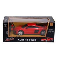 Radiografisch Bestuurbare Auto Audi 1:24 R8 Coupe Rood - thumbnail